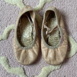 Bloch light pink Leather Ballet Flats